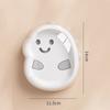 1PCS Plastic Cute Cartoon Double-Layer Soap Box with Lid - Drainage Soap Holder for Home, Bathroom Countertop Soap Container