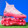 Pink Soccer Shoes Men Kids Professional Society Original Football Boots Outdoor Non-Slip Futsal Trainning Sneakers Size 33-46