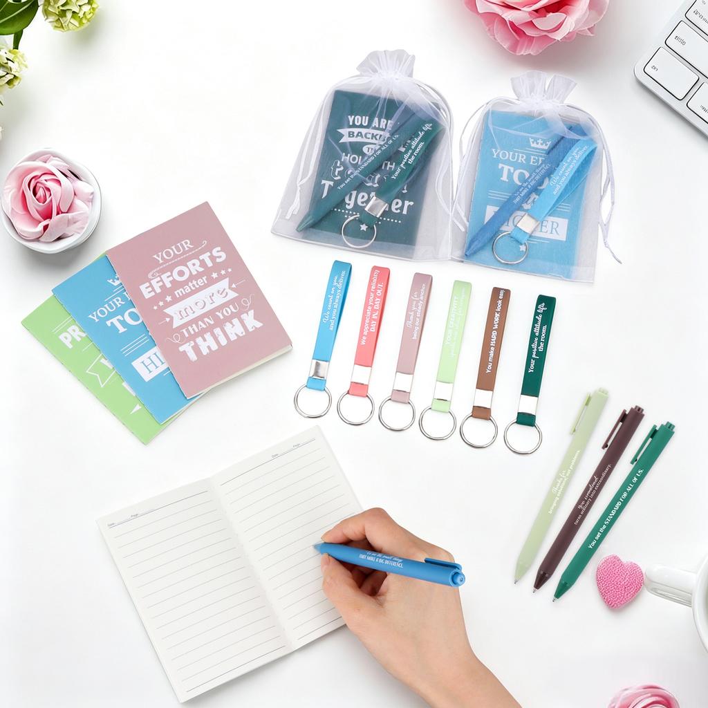 12 Sets Thank You Gifts Bulk Employee Appreciation Gift Inspirational Pens