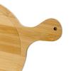Bamboo Wood Pizza Tray Clear Texture Comfortable Hand Feeling Round Wooden Pizza Serving Plate