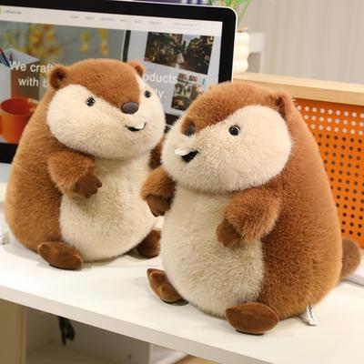 12-35cm Cartoon Cute Little Mouse Soft Plush Stuffed Toy Kawaii Groundhog Pillow Children's Birthday Gift Room Decoration