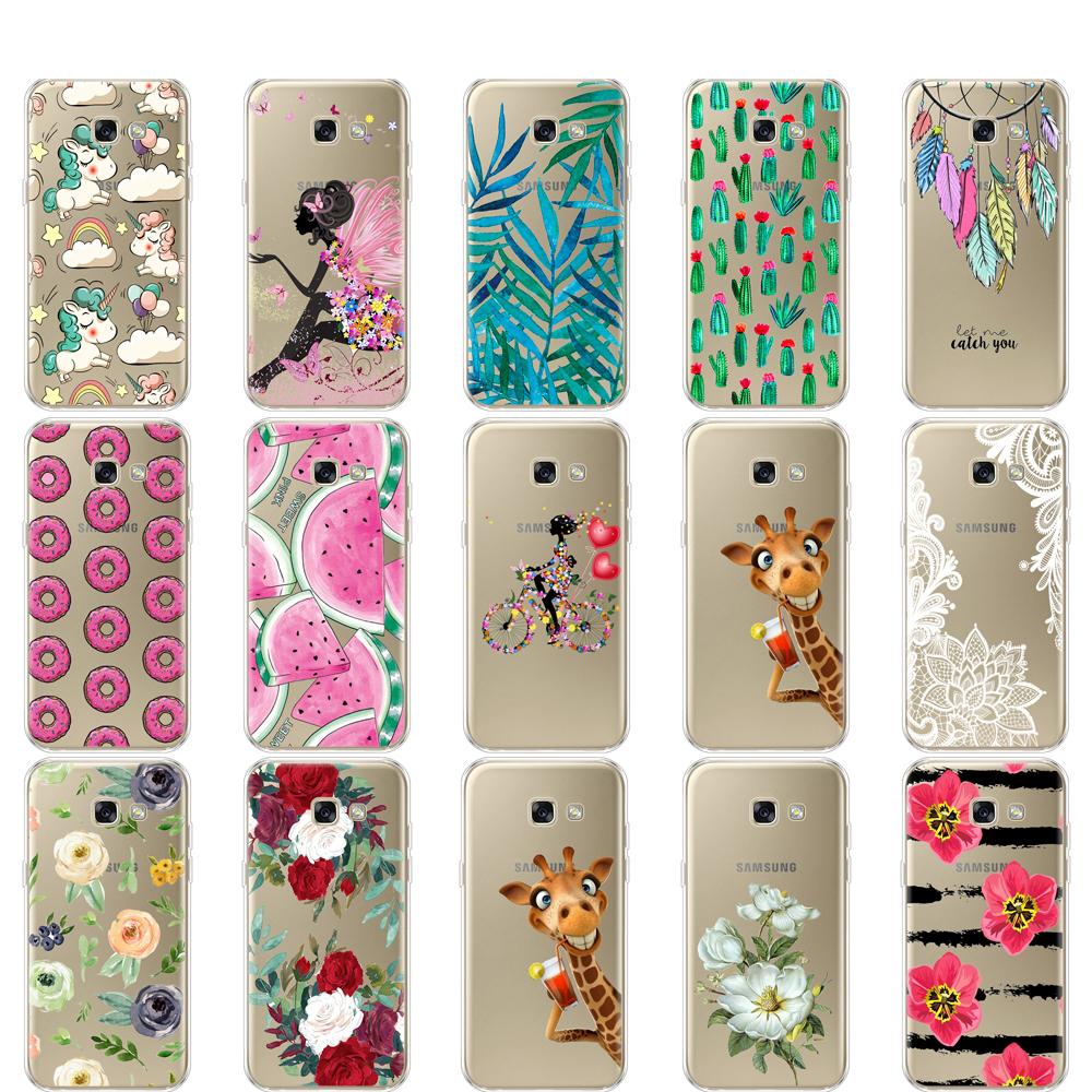 Etui na Samsung Galaxy A3 2017 Etui Pokrowiec A320 A320F Silikonowe Miękkie Etui TPU na Samsung A3 2017 Etui Ochronny Tylny Pokrowiec