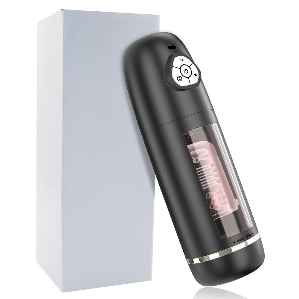Automatic Telescopic Rotating Vibrators Realistic Male Masturbation Cup Vagina Sensation Penis Pump Sex Toys