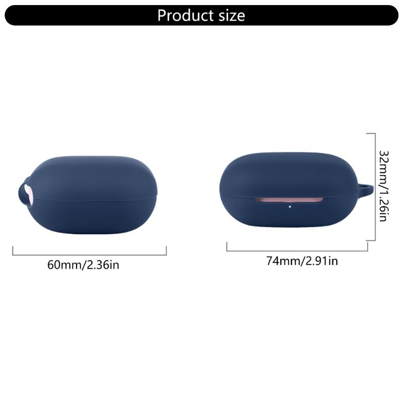 Silicone Shell Earbuds Case for Fit Wireless Headphone Sleeve Skin Cover Earphone Scratchproof Housing