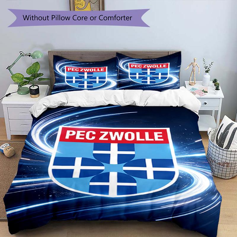 3pcs Duvet Cover Set (1*Duvet Cover + 2*Pillowcase, Without Core), PEC Zwolle Print Bedding Set, Bedroom Decor, All‑Season, Birthday Gift