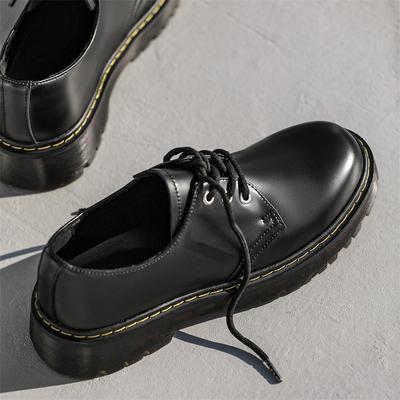 3186 Leather Shoes New Spring Black Casual Men's Shoes Men's Business Dress Low-top Tooling Shoes
