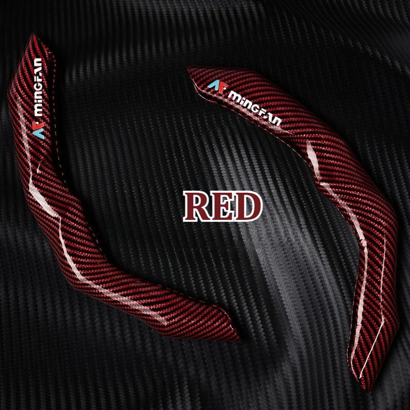 Carbon Fiber Steering Wheel Cover Luxury Non-Slip Comfortable Durable Stylish Design Vehicle Interior Accessory All-Season