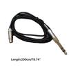 Versatile 3.5mm to MINI XLR3Pin Cable for K240/K240 MKII/K141/K171 Headphone for Stable and Clear Sound Quality