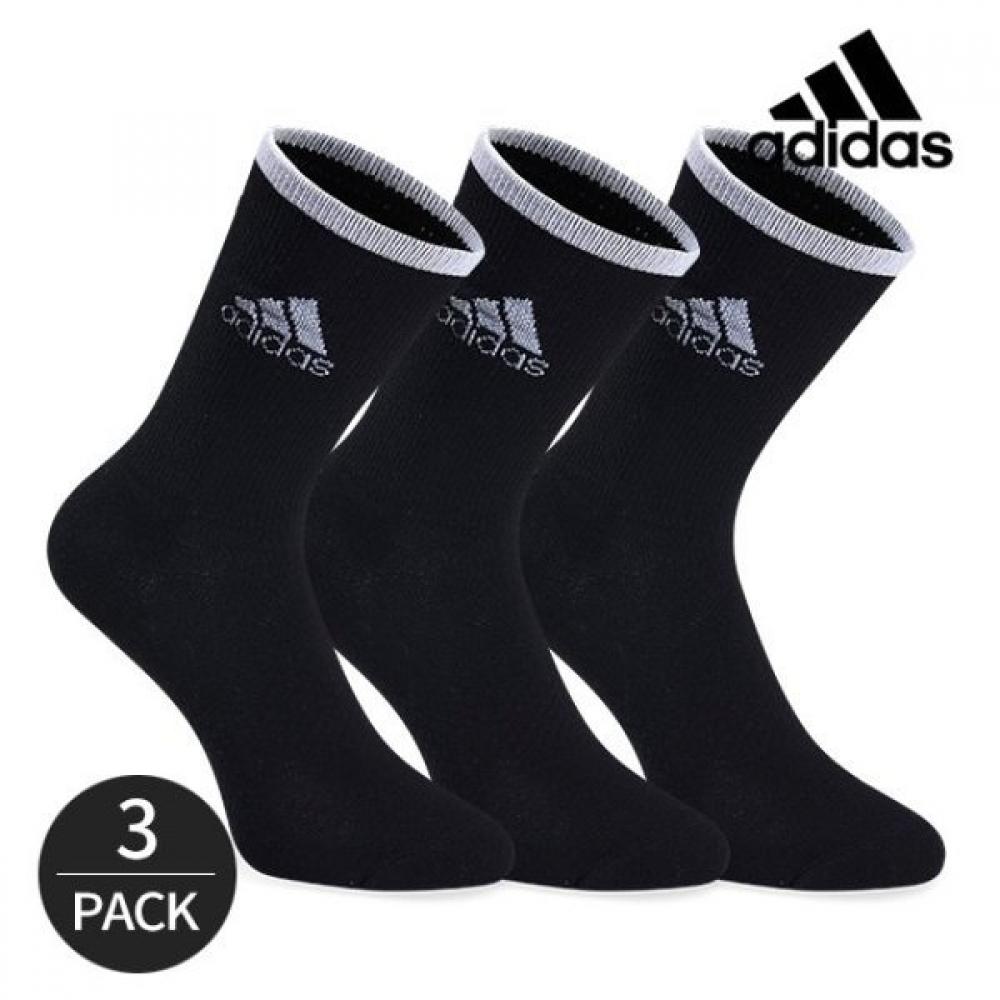 

Adidas Women s Neck Color Point Crew Socks 3P BK