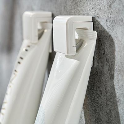 1-12PCS Plastic Self-Adhesive Toothpaste Holder Clip Punch-Free Wall Mounted Bathroom Towel Organizer Accessory Toothpaste Clips