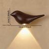 Luxury Gold Bird Shape LED Night Light, Magnetic Motion Sensor Wall Sconce, Rechargeable Dimmable Night Lamp for Home Decor