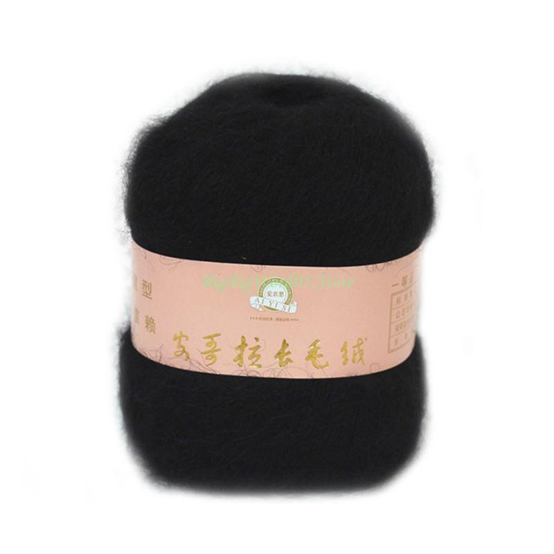 24TE Weiche Mohair Kaschmir Strickwolle Garn DIY Schal Schal Häkelgarn Zubehör