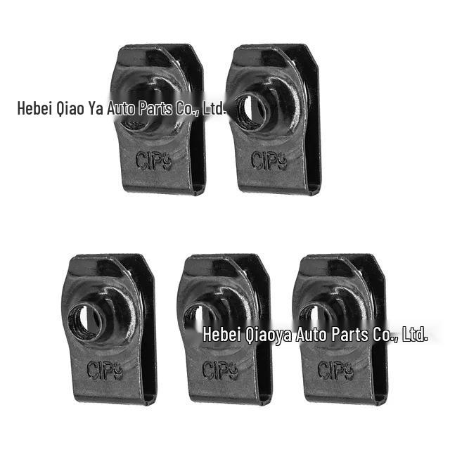 35 Car Hood Protector Bolts & 70 Metal U-Clips with Screws Set