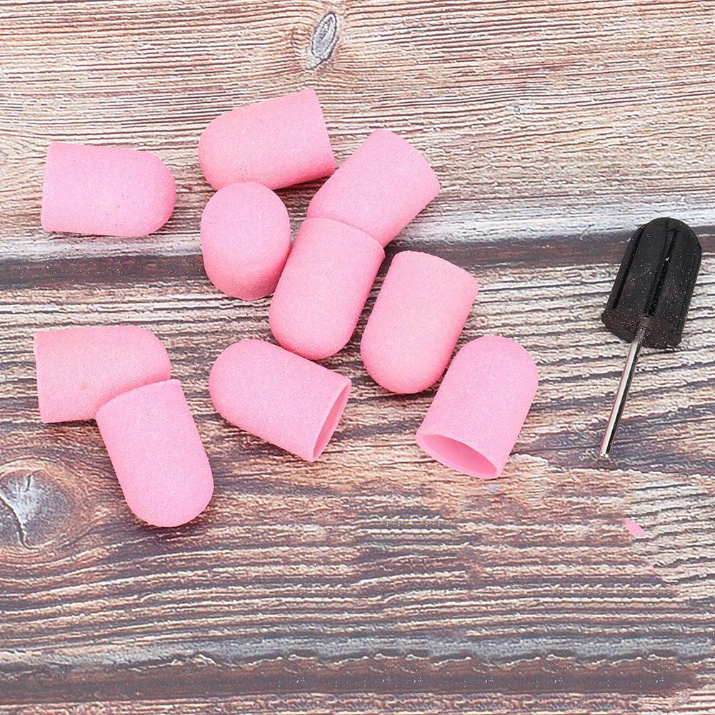 Nail Art Sanding Band Nail Polishing Grinding Head Sanding     16 x 25mm (Pink)