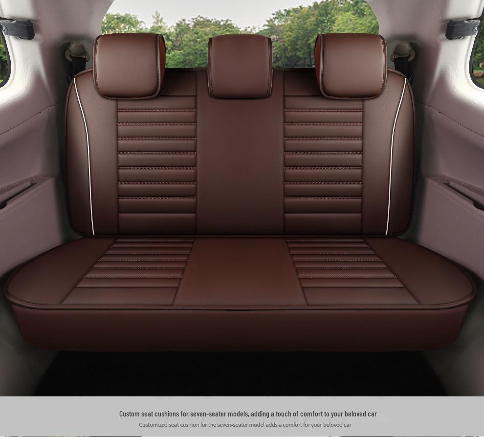 Universal Leather Seven-Seat Car Seat Cover for All Seasons