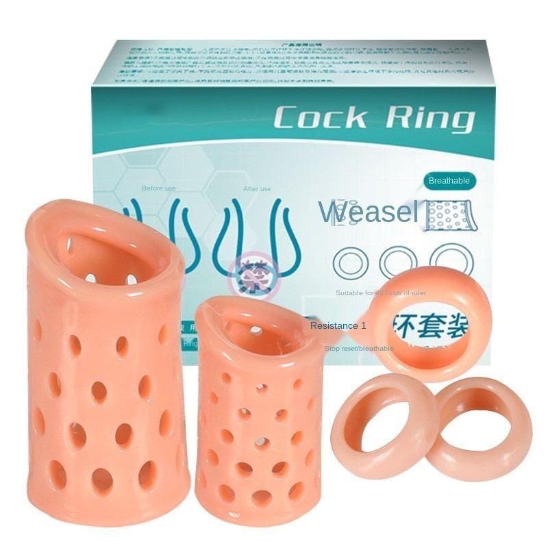 Chastity Device Stretcher Anello Per Pene In Silicone - Dispositivo Di Chastity, Estensione, Ritardo Dell'Orgasmo, Giocattolo Sessuale Per Uomo Anello Piacere Maschile - Foto 2
