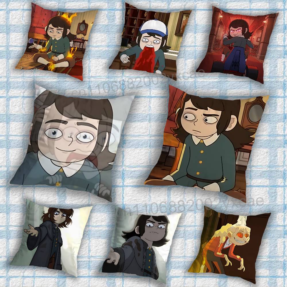 Cool Abaddon HHaunted Hotel Pillow Case Antidustmite Pillowcase Invisible zipper silky short plush Sofa cushion cover