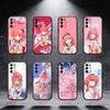 Virtuelle Charaktere Sakura M-Miko Handyhülle für Samsung S25,S24,S21,S22,S23,S30,Ultra,S20,Plus,Fe,Note,5G Schwarze Hülle