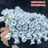 Not Finished Product Rose Bouquet Blankets DIY 110cm Flower Bouquet Blanket Crochet Kit Handmade Crocheted