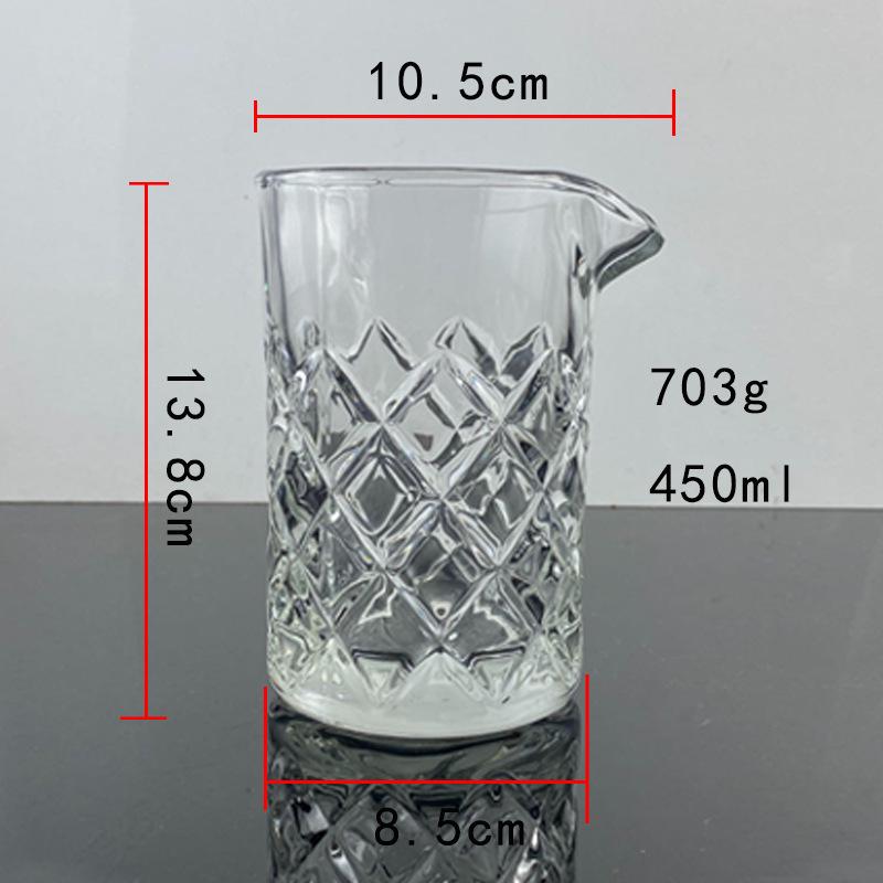 Японский стеклянный шейкер-смеситель с сеткой