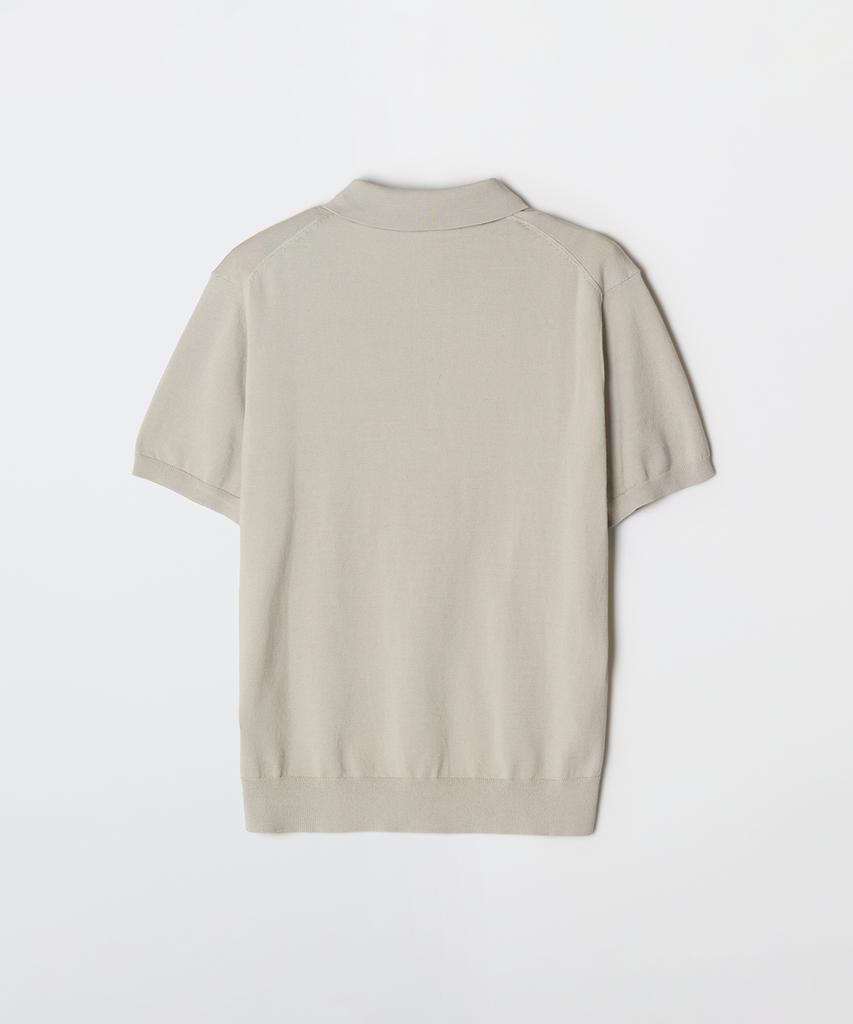 Seupao [Cotton Blend] Collared Neck Short Sleeve Knit_Spkwg25M01