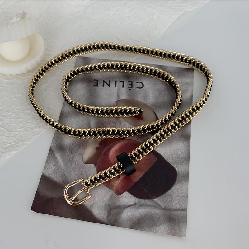 

Золотая Металлическая Красивая Цепочка На Талию Для Женщин Модный Аксессуар Для Юбок Платьев И