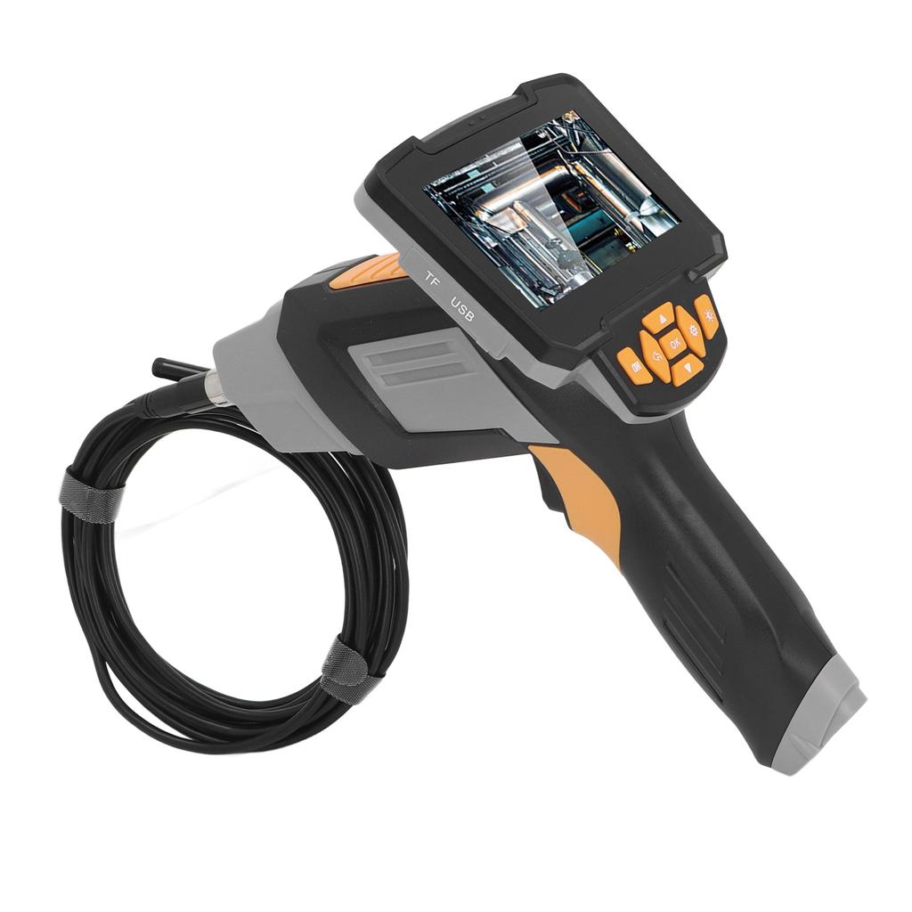 Digital Inspection Endoscope Industrial HD Borescope Turnable Snake Camera for Vehicle Maintenance 10meter