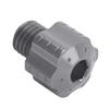 2 Pcs Motorcycle Rear View Mirror Hole Plug 10mm Reverse Thread Aluminium Alloy Mirror Hole Screws