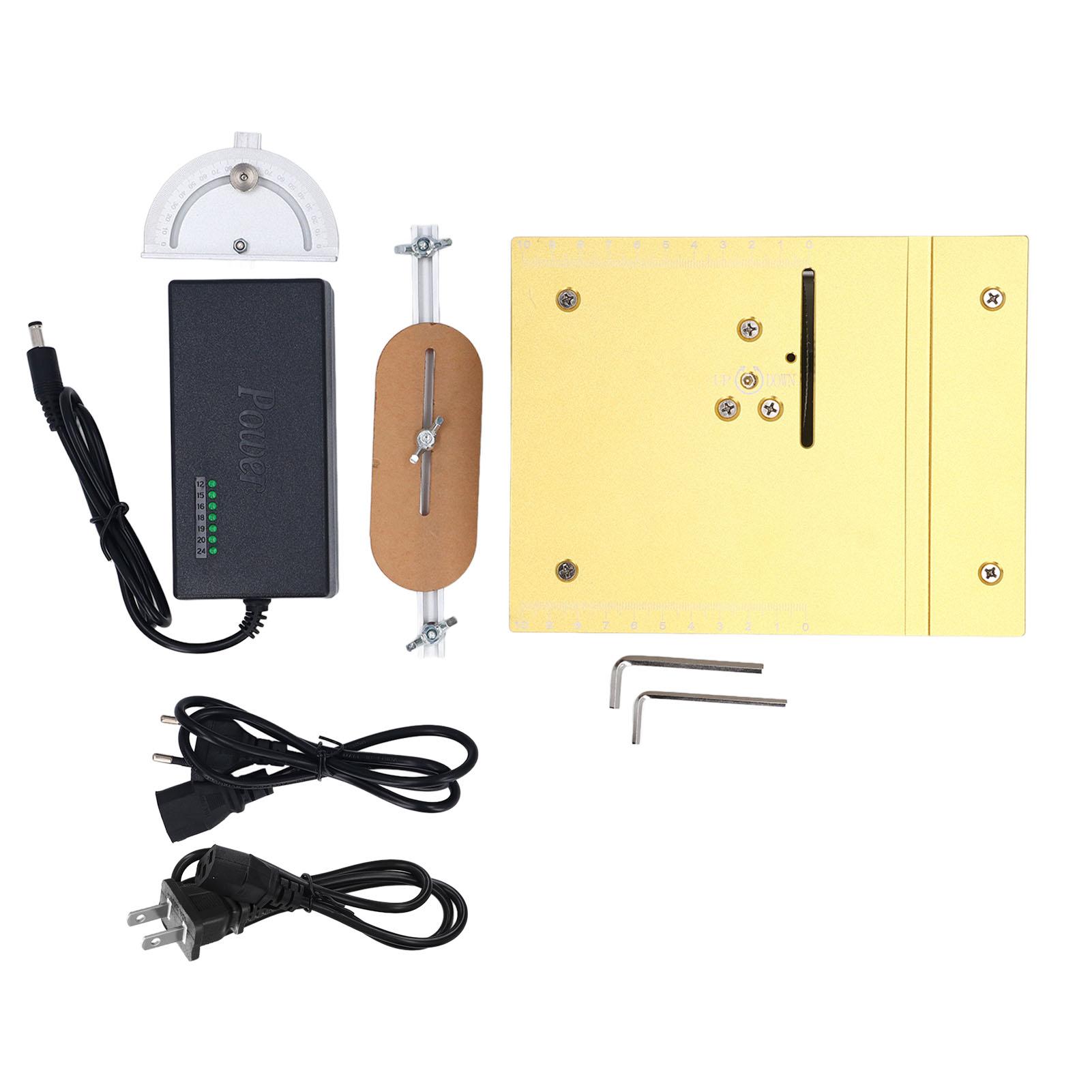 

Маленькая настольная пила, портативная многофункциональная мини-настольная электрическая пила для деревообработки US Plug