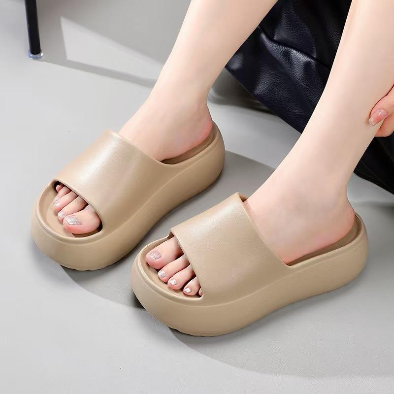 New slippers women's summer outer wear thick bottom non-slip casual comfortable love word women's cool slippers beach