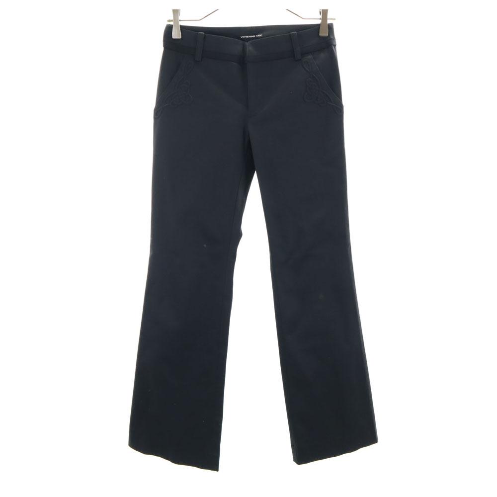 

VALENTINO сделано в Японии Брюки клеш XS черный Женские Б/У