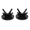 2Pcs Golf Ball Rack High Stability Strong Firmness Simple Baseball Display StandBlack 2 Pieces