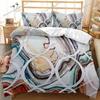 Marble Duvet Cover Set Tie Dye Modern Art Abstract Twin Bedding Set Double Queen King Microfiber Comforter 3D Print Quilt Cover