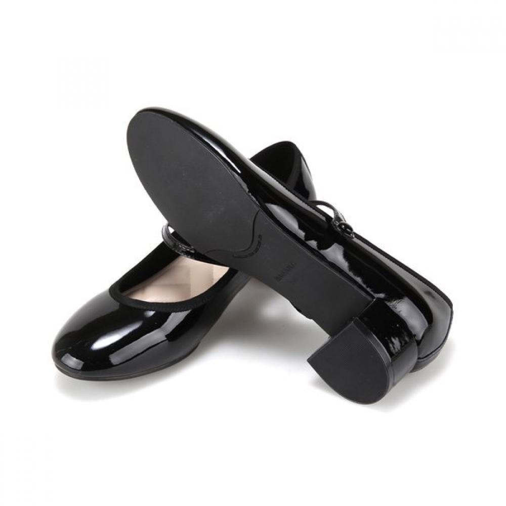 Barbara Leather Patent Mary Jane Pumps 3.5cm Bbj105bk