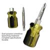 Screwdriver Interchangeable Short Slotted Cross Screwdriver Impact Double Head PH2 70mm Bit Nutdrivers Hand Tools
