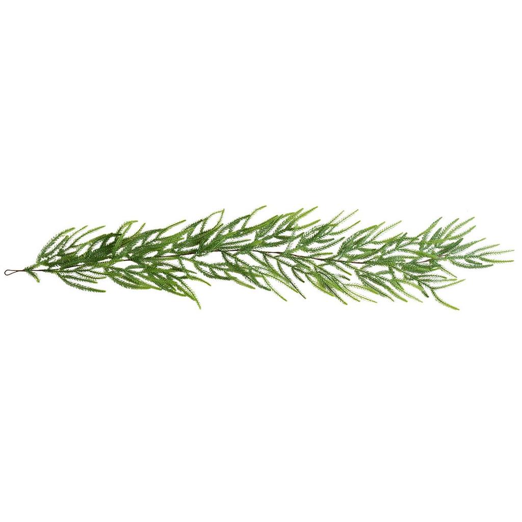 Christmas Norfolk Pine Rattan with Pine Needles & Cypress Vines - Artificial Greenery for Decoration & Landscaping