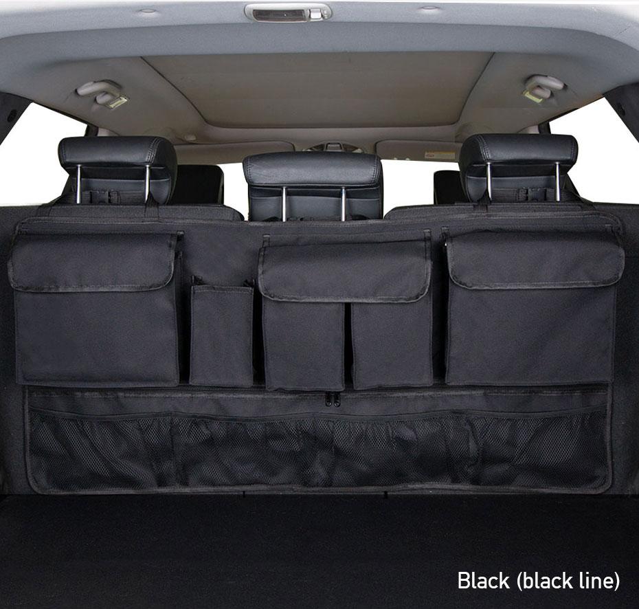 Multi-pocket Car Trunk Organizer Hanging Back Seat Storage Bag With 10 Pockets Waterproof Oxford Cloth Universal Storage Pocket