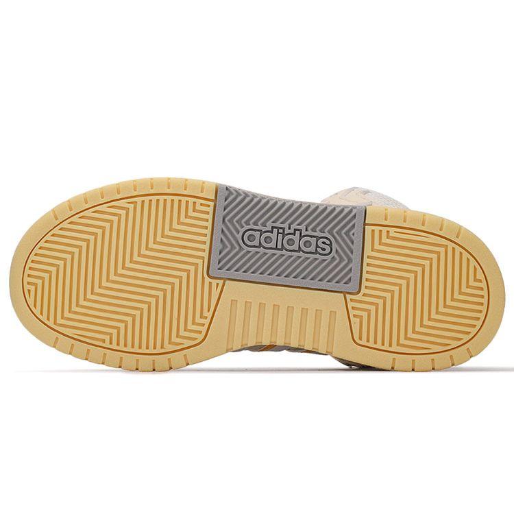 Adidas Neo Entrap Mid Fabric Two-Layer Cowhide Comfortable Mid-Top Skate Shoes Women Skate Shoes Khaki GX3811