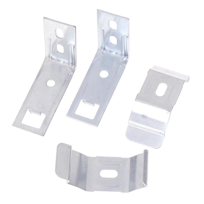 4 sady Příslušenství k žaluziím Kovový držák lamel Montážní držák Držáky Upevnění závěsu pro fixaci na okno