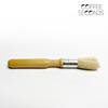 Natural Pig Hair Wood Brush 1p