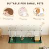Pet Playpen with Waterproof Mat, DIY Small Animal Enclosure 34 Panels, Indoor/Outdoor Metal Pet Fence for Guinea Pigs