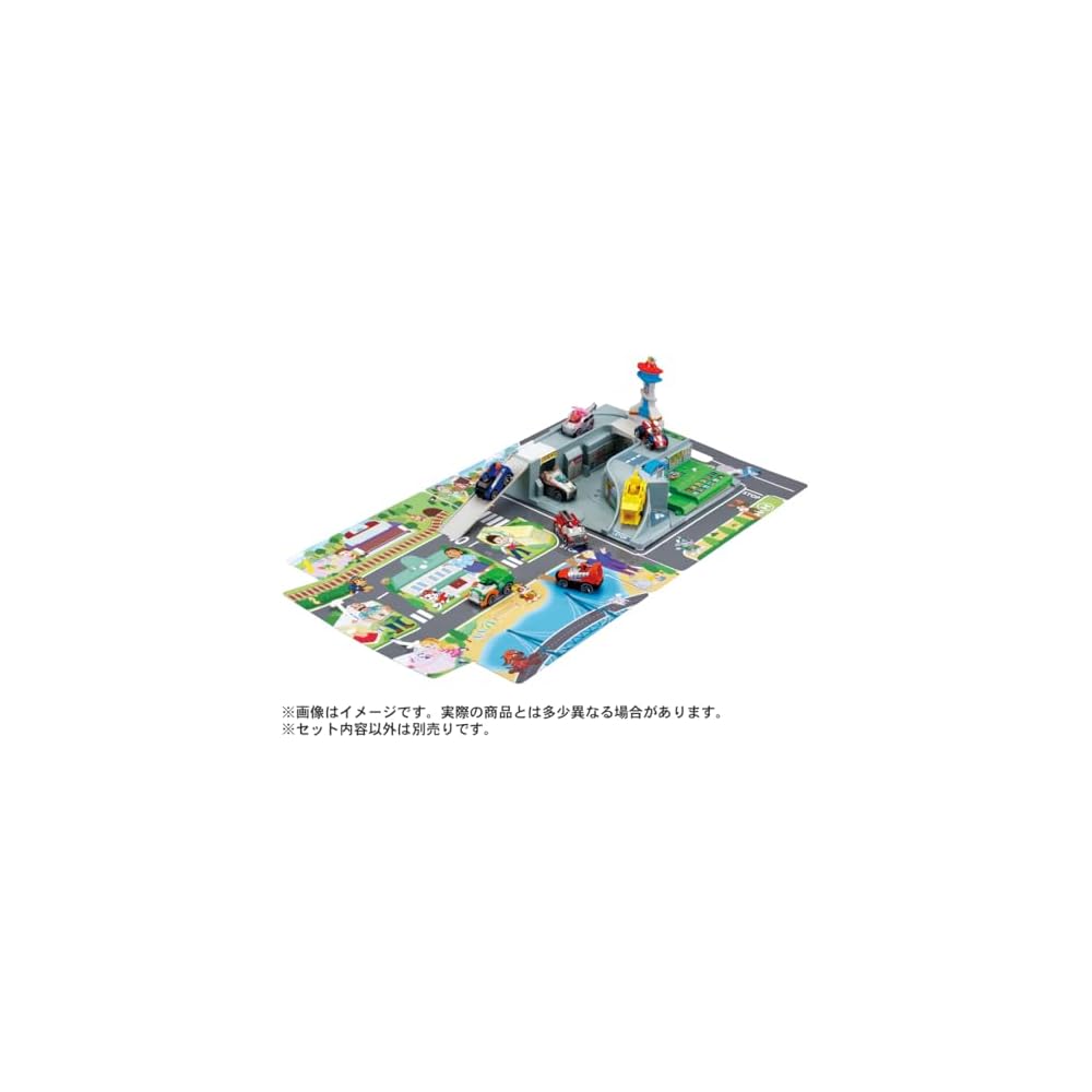 Takara Tomy Paw Patrol Sound Adventure Bay Playset with Interactive Features and Storage