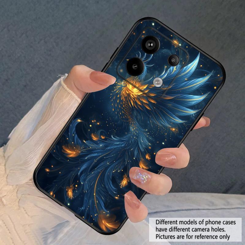 Cartoon Phoenix For Redmi Note 10 11 Note12S 12 13 14 Pro Plus 5G 14S 4G 13ProPlus 9S 9 P ro 13C 14C silicone soft phone case