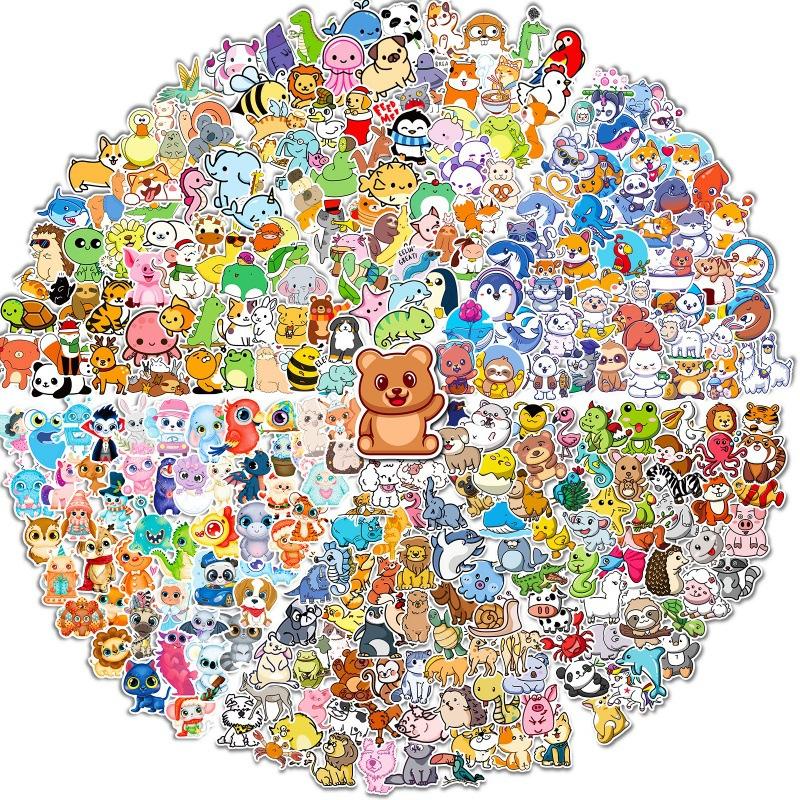 

50~ 400 Pieces Of Non-Infringement Graffiti Stickers Outdoor Mix And Match Scenery Luggage Stickers Astronaut Colorful Cartoon Stickers