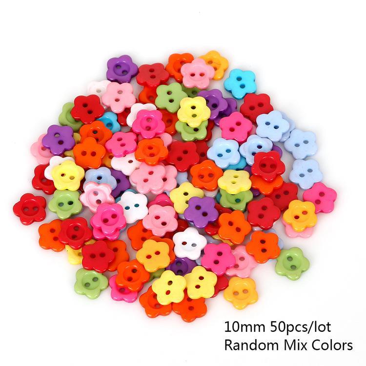 Colorful Plastic Button Set: Heart, Star, Butterfly, Round - DIY Jewelry Craft Accessories