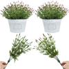 Simulation Flower Arrangement Greenery Simulation Flower Plastic Grass Arrangement Home Wedding Plants Wall Decoration