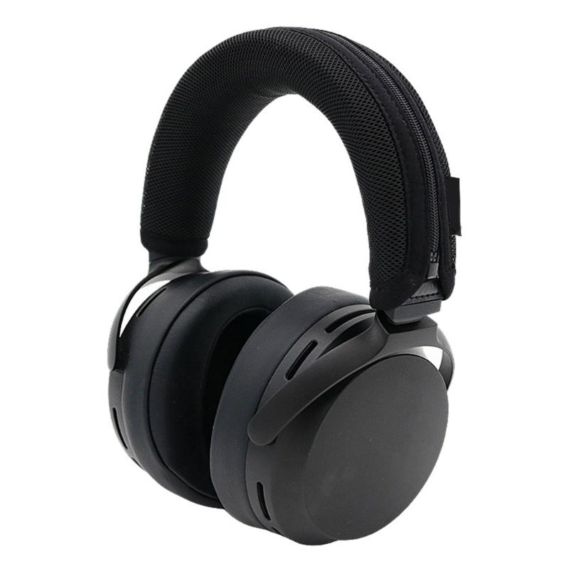 Atmungsaktives Mesh-Gewebe Headset Stirnband Schutzpolster Kopfbügelhülle für MDR-Z7M2 Over-Ear-Kopfhörer