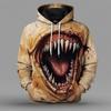 2025 Nuovo Felpa con Cappuccio Horror di Halloween con Stampa 3D Autunno e Inverno Pullover Moda Casual Top Essenziale per Feste di Vacanza da Uomo Regalo