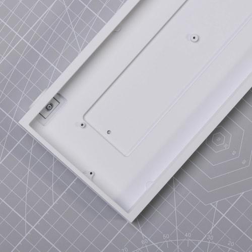 Tofu60 Redux Aluminum Case 60% Keyboard Case Compatible with DZ60/GH60/Wooting60HE (E-white)
