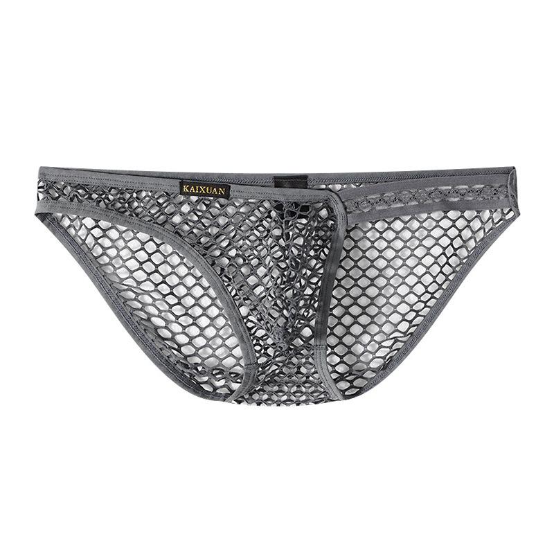 Men's Large Mesh Triangle Briefs - Quick-Drying, Comfortable, European-American Style